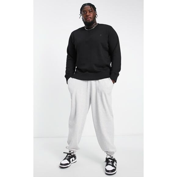 2/$30 French Connection Plus Crewneck Sweatshirt Black Logo Big Tall Size 4XL - Picture 3 of 12